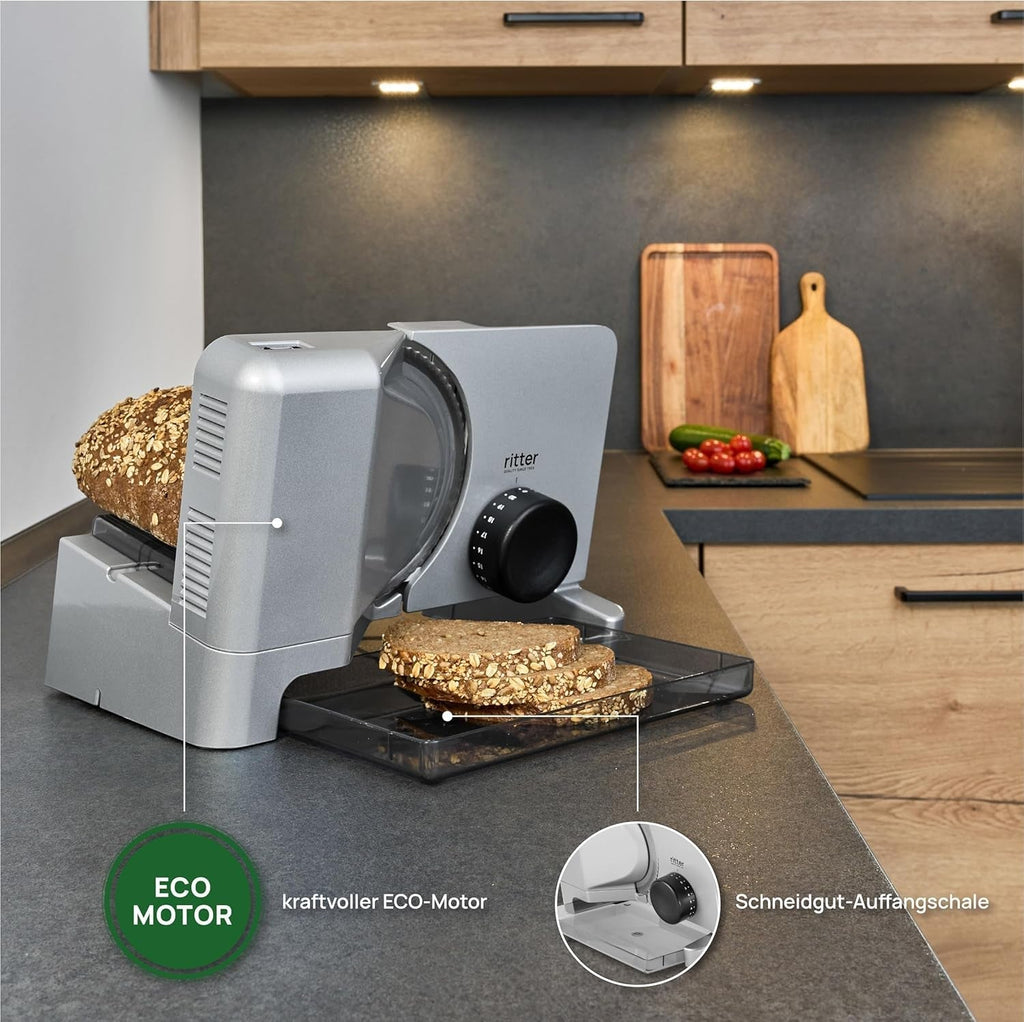 Ritter E 16 Duo plus Mașină electrică multifuncțională de feliat, fabricată în Germania Rasnite si Feliatoare Naty Shop