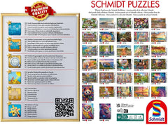 Schmidt Spiele 59764 Magazin de flori colorat, puzzle jigsaw 1000 piese Puzzle Naty Shop