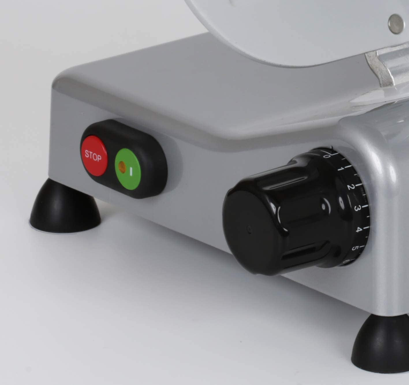 90018 Luxury 22 GS, elektrischer Allesschneider, Aluminium, silber/schwarz Allesschneider und Allesschneider Naty Shop