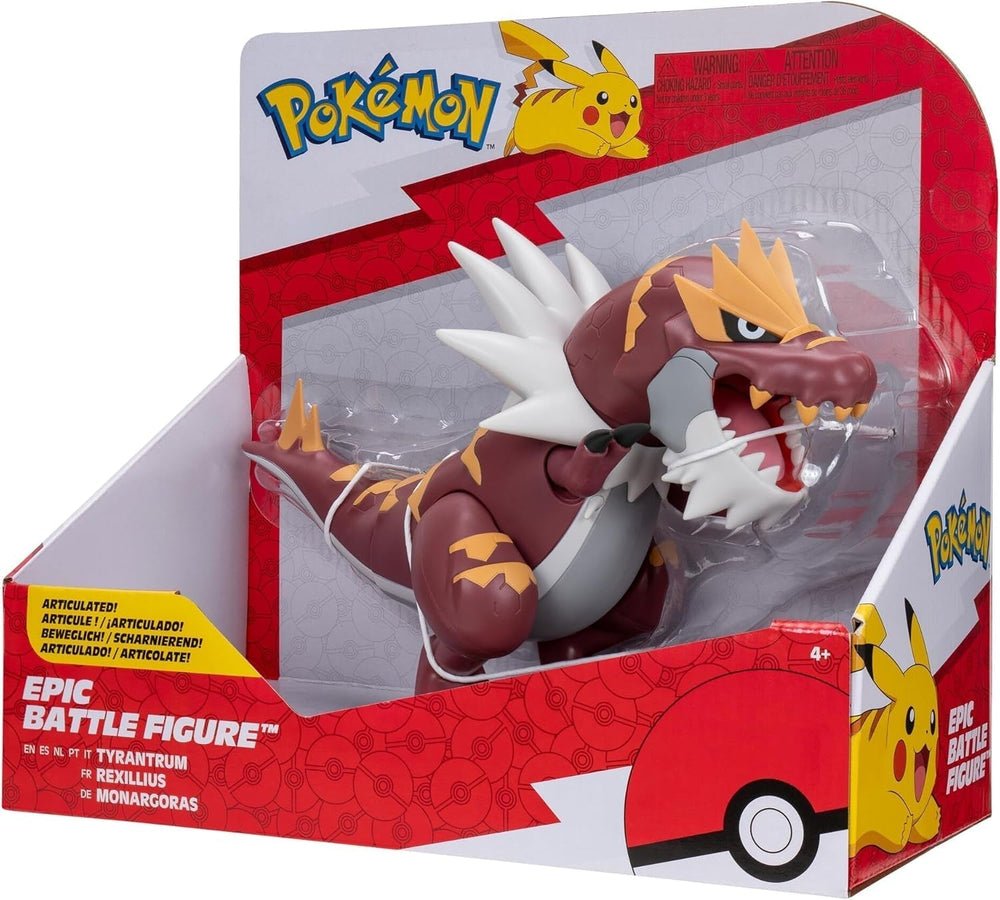 Pokemon PKW3422 – Epische Monargoras-Figur, offizielle Actionfigur, 30 cm, Actionfiguren, Naty Shop