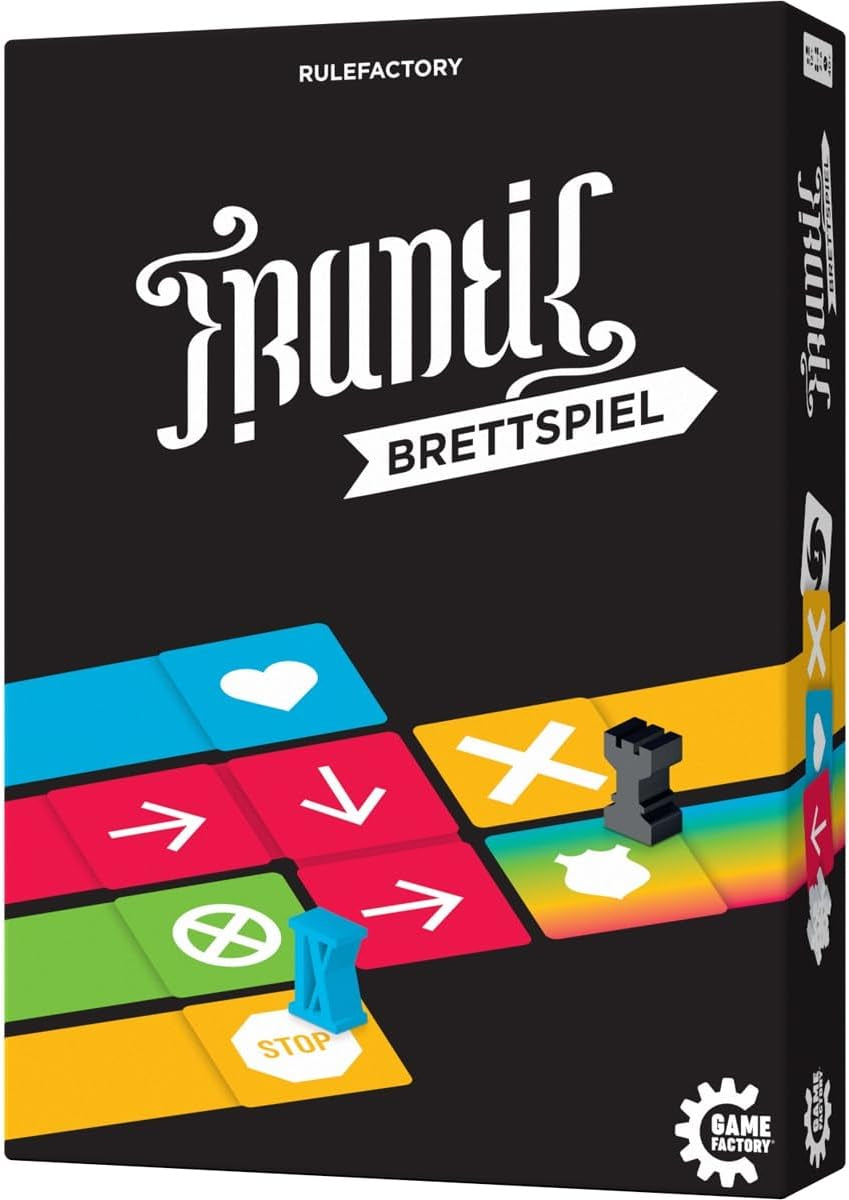 Game Factory 646076 Brettspiel Frenetic Stealth Racer. Ein freches Partyspiel für 2-6 Spieler ab 12 Jahren