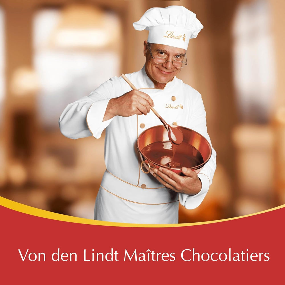 Bastoane de ciocolată Lindt cu tulpini de cireșe | 250 g | 32 de batoane de ciocolată cu lapte umplute cu lichior lichid de cireșe elvețiene | Cadou de ciocolată cu alcool | Cadou de ciocolată