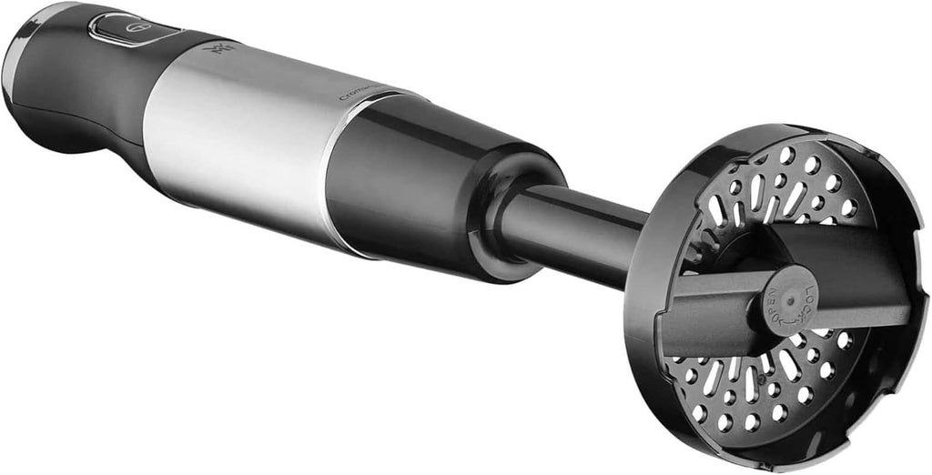 WMF Kult X Stabmixer Set 5-Teilig, Pürierstab, Schneebesen, Stampfer, Zerkleinerer, 600 Watt, Zauberstab Inkl. 700Ml Mixbehälter, Edelstahl Matt Mama si Copilul Naty Shop