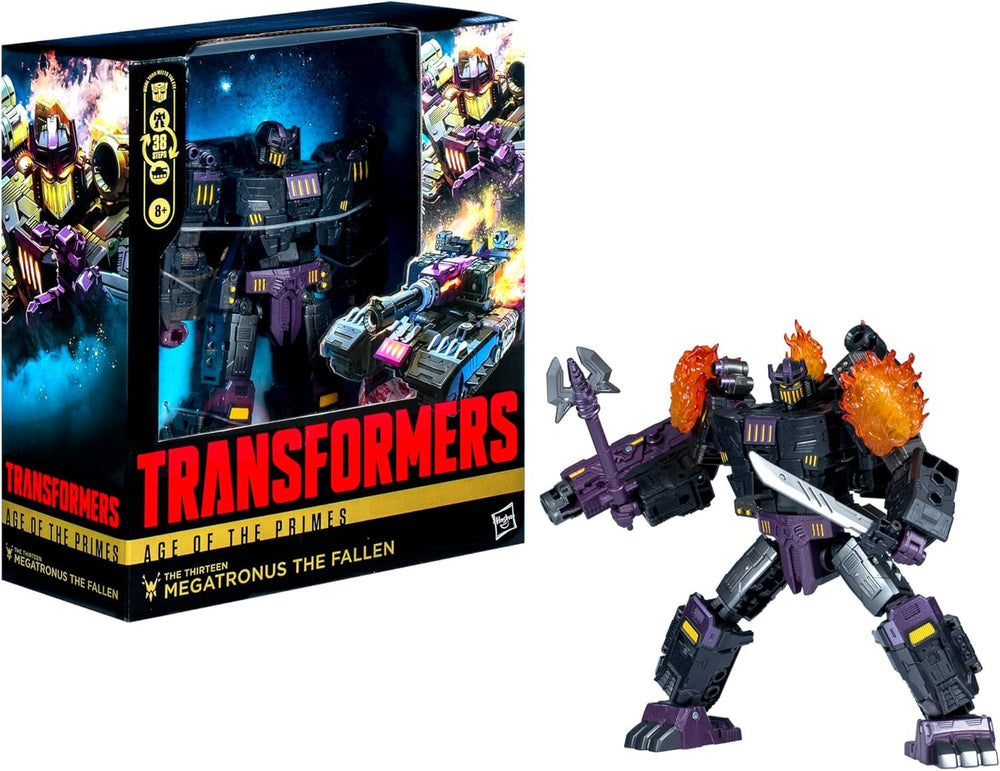 Transformers Age of the Primes Leader-Class the Thirteen Megatronus the Fallen Actionfiguren Naty Shop