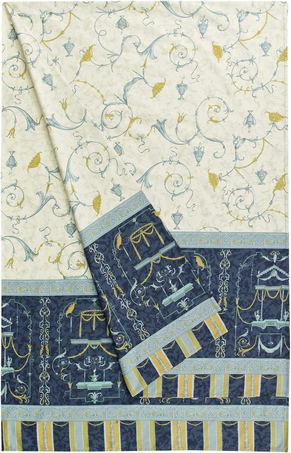 Bassetti OPLONTIS Granfoulard, bumbac, albastru, 180 X 270 X 1 Cm Paturi si Cuverturi Bassetti Albastru 180 X 270 X 1 cm