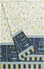 Bassetti OPLONTIS Granfoulard, bumbac, albastru, 180 X 270 X 1 Cm Paturi si Cuverturi Bassetti Albastru 180 X 270 X 1 cm
