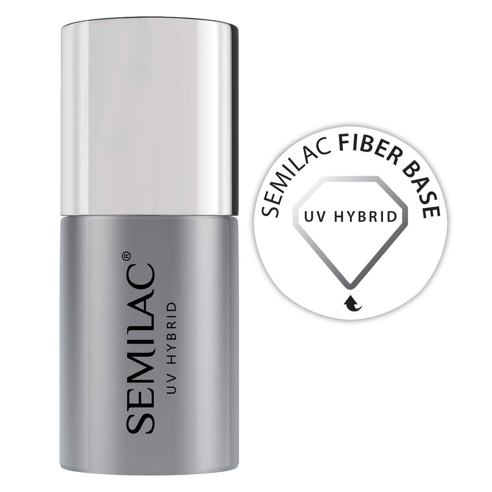 Bază de ojă UV Semilac Pure&Clean 7 ml – Bază hibridă autonivelantă pentru unghii sensibile