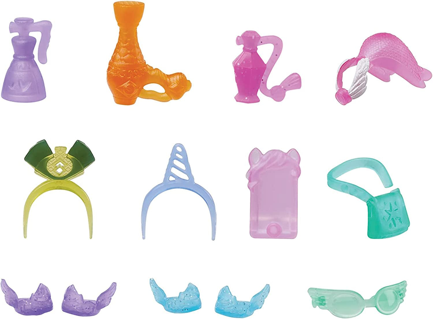 My Little Pony F2031, a New Generation Royal Gala Collection, jucării pentru copii, 9 figurine ponei, 13 accesorii, poster Papusi Naty Shop