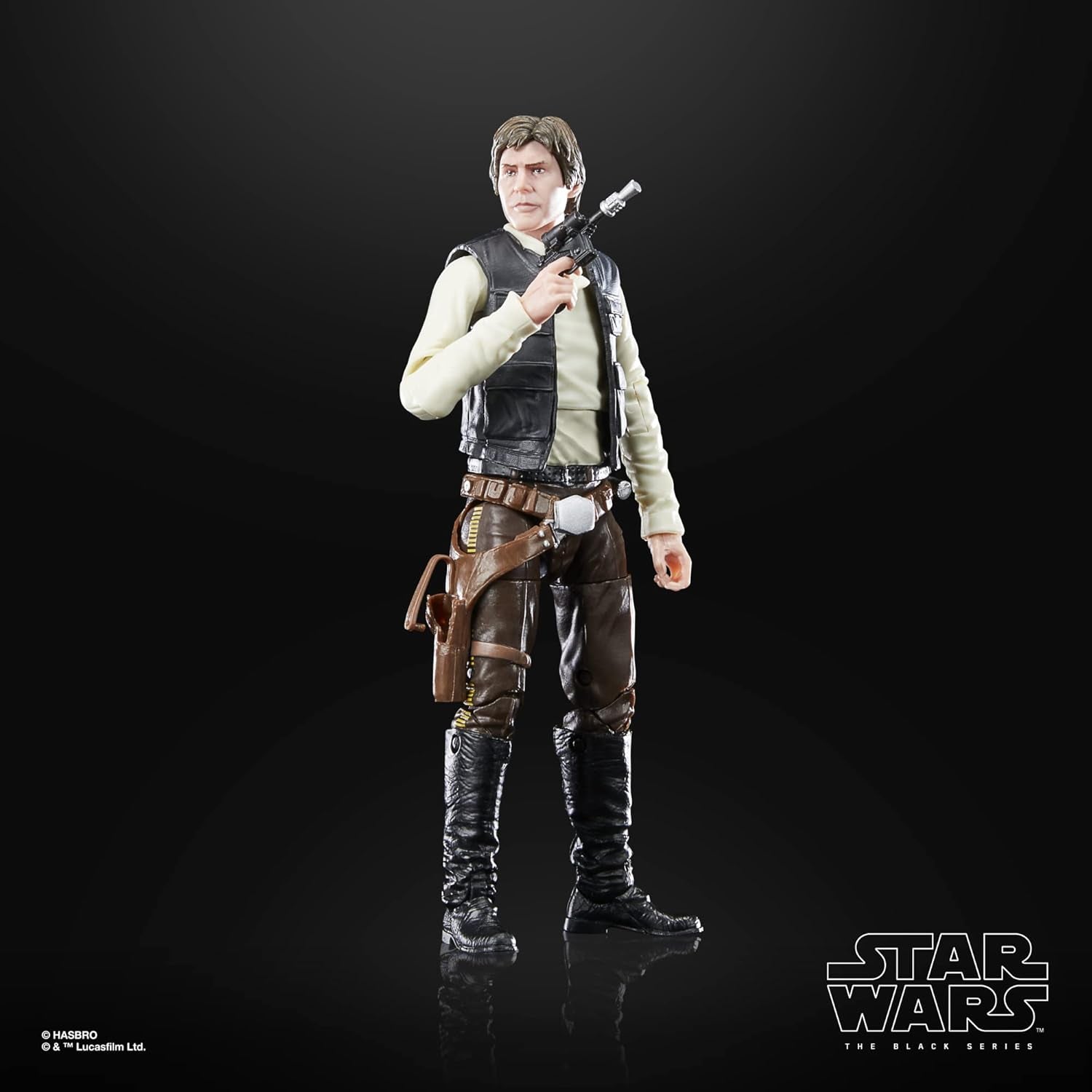 Star Wars Black Series Han Solo, 15 cm große Actionfigur Zu Wars: Die Rückkehr des Jedi-Ritters Actionfiguren Naty Shop