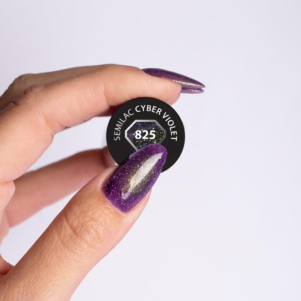Oja UV Semilac 825 Cyber Violet 7 ml