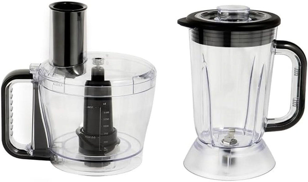 Robot de bucătărie Russell Hobbs [blender/tăietor de legume/mixer de masă/despicator/blender] Robot de bucătărie (frământare, amestecare și feliere), Matte Charcoal Bucatarie Naty Shop