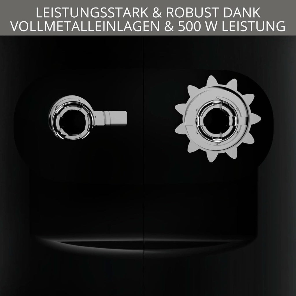 Krups 3Mix 7000 Handmixer 60 Jahre Special Edition, 500 Watt, Knet- Und Rührhaken Aus Edelstahl, Langes Netzkabel, Zubehörtasche, F6085811, Schwarz/Kupfer Bucatarie Naty Shop