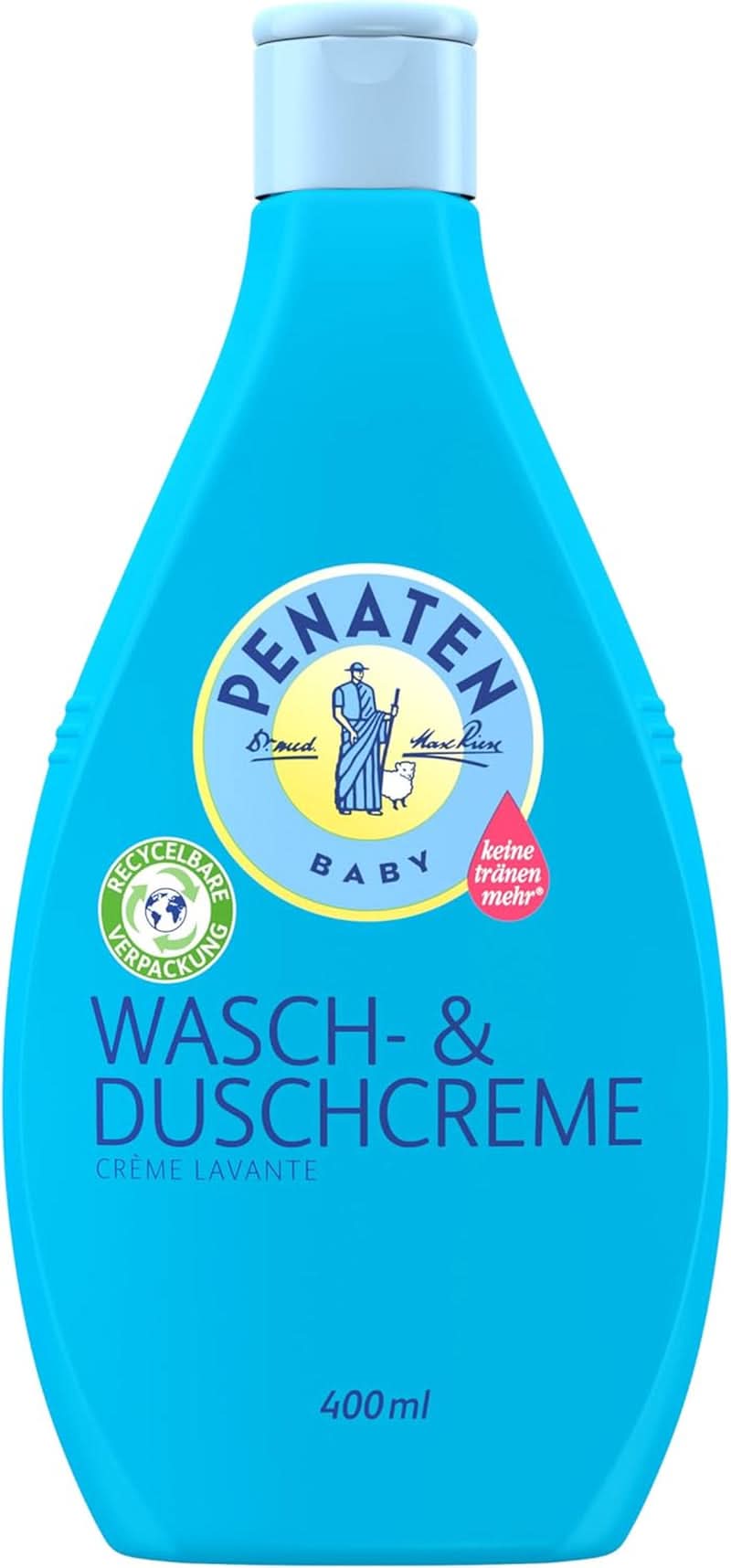 PENATEN Wasch- und Duschcreme (400 ml), Duschgel und Shampoo für Babys, formuliert ohne Parabene und Farbstoffe. Mutter und Kind Naty Shop Wasch- und Duschcreme