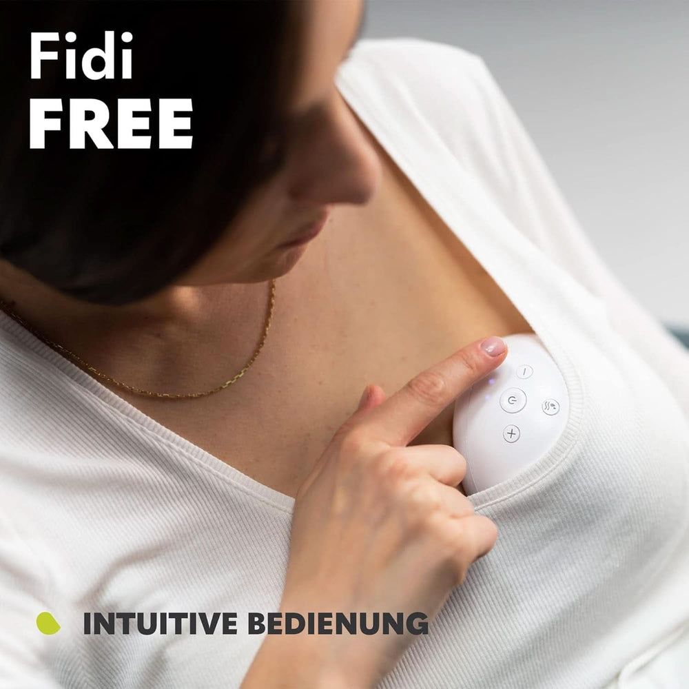 Elektrische Milchpumpe LIONELO Fidi Free 2, Massagemodus, 5 Intensitätsstufen Zubehör Essen und Stillen Bebe Naty Shop