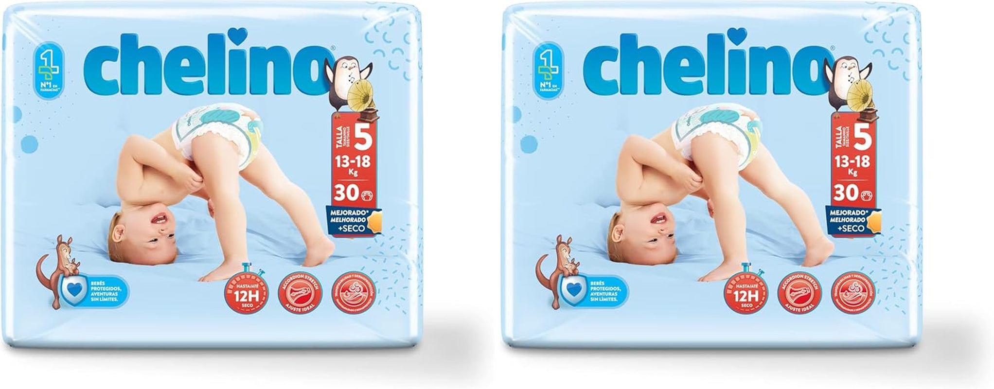 Scutece Indas Fashion & Love, Junior T 5 pentru 13-18 kg, (30 bucăți)