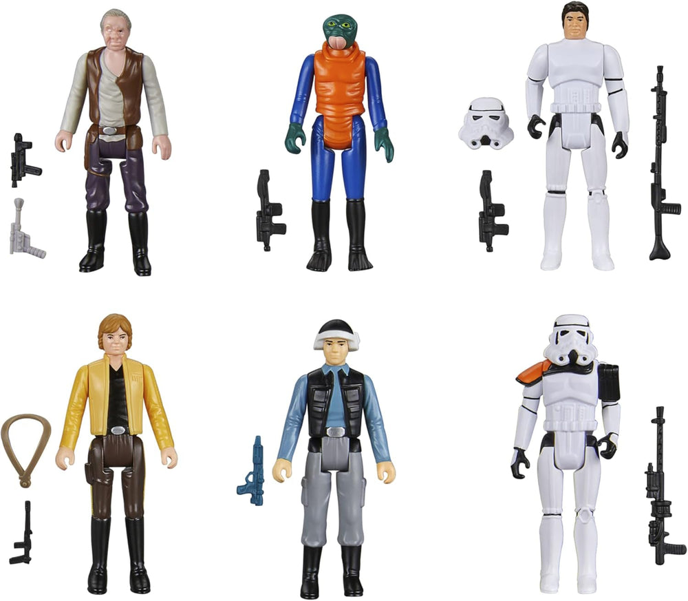 Star Wars Retro Collection Star Wars: A New Hope Multipack 6 Actionfiguren 9,5 cm Actionfiguren Naty Shop