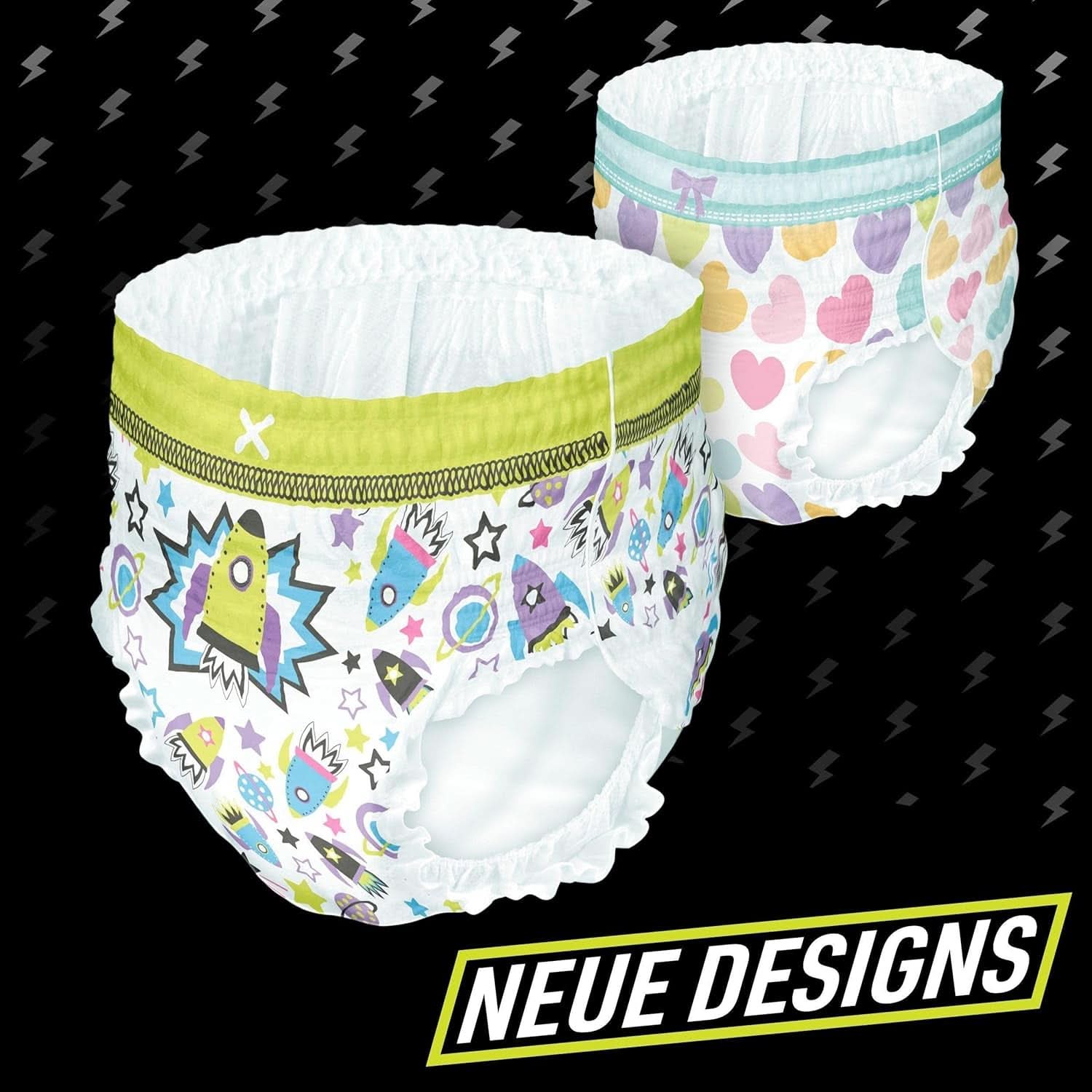 Pyjama-Hose „Ninjamas Raumschiff“, 10 saugfähige Nachthosen, 7 Jahre, 17–30 kg, Mutter und Kind, Naty Shop