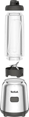 Tefal BL15FD Mix Und Move Mini-Standmixer, 300 Watt, 2 Flaschen To-Go in Premium Tritan, Kompaktes Design, Einfach Zu Reinigen, Abnehmbare Klingen, Einknopfbedienung, Silber/Grau Mutter und Kind Naty Shop