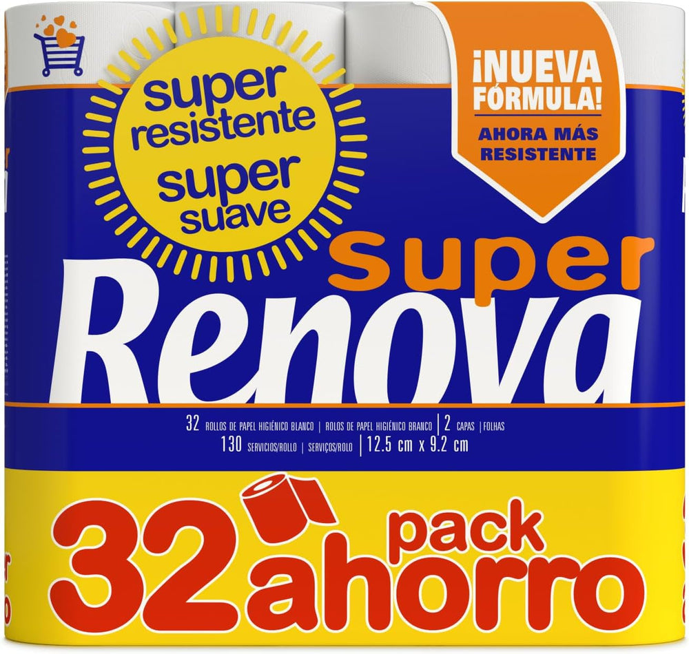 Hârtie igienică Renova Super Blanco, 32 de role