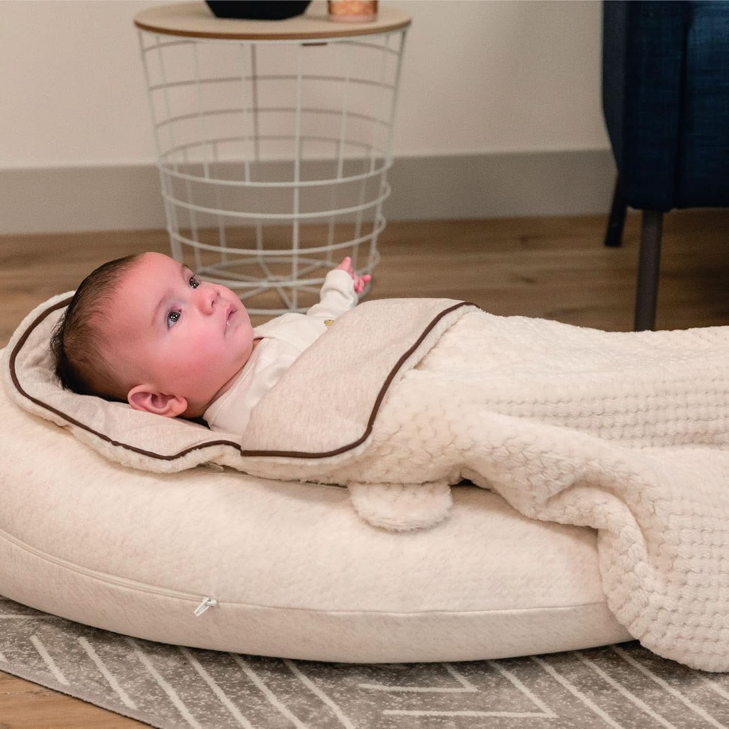 Multifunktionales Stillkissen, 4 in 1, Soft Nova, beige, Einzelkissen: 202 cm, Sessel, 40 x 75 x 22 cm Zubehör Essen und Stillen Bebe Naty Shop