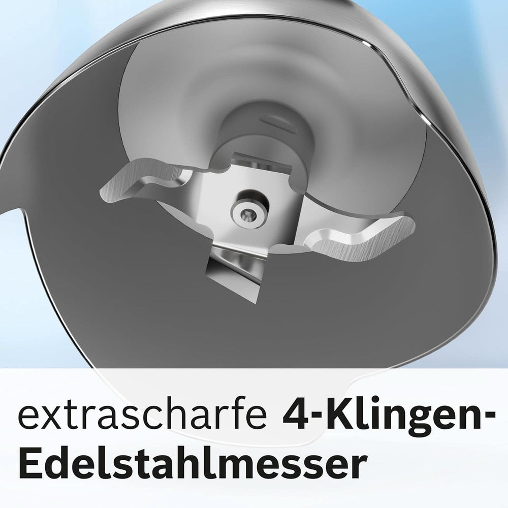 Bosch Stabmixer Ergomaster Serie 4 MSM4W210, Einhändig Bedienbar, Edelstahl-Klingen, Verschleißfreie Keramik-Kupplung, Mixbecher, Quattroblade, Antisplash Funktion, Einschaltsperre, 600 W, Weiß Mutter und Kind Naty Shop