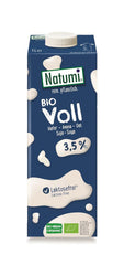 Natumi Bio Hafer Barista, 8 x 1L – Laktosefrei, Aufschäumbar, Barista-Style, Bio, Hergestellt mit deutschem Hafer, Vegan, Milchfreie milchfreie Alternative