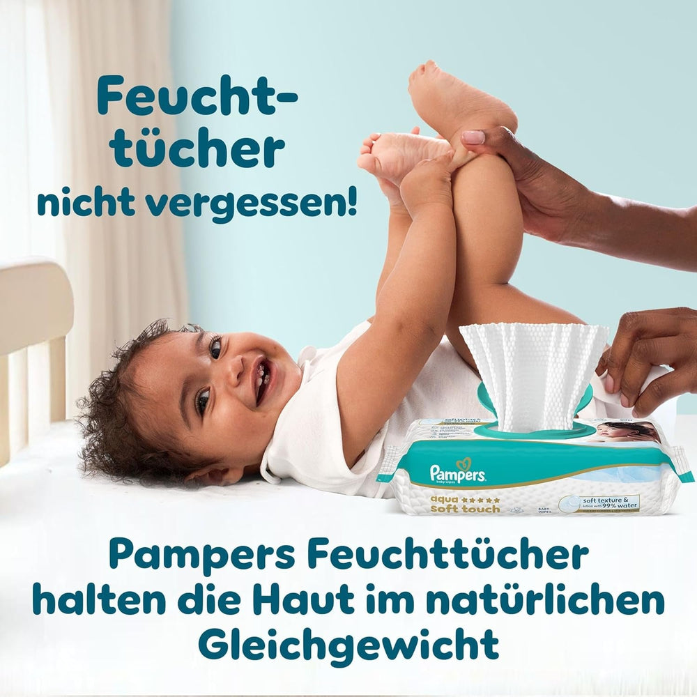Scutece Pampers Premium Protection Pants mărimea 7, 123 scutece, 15 kg+, cu ajustare la 360° și manșete moi anti-scurgere pentru confort și protecție optime