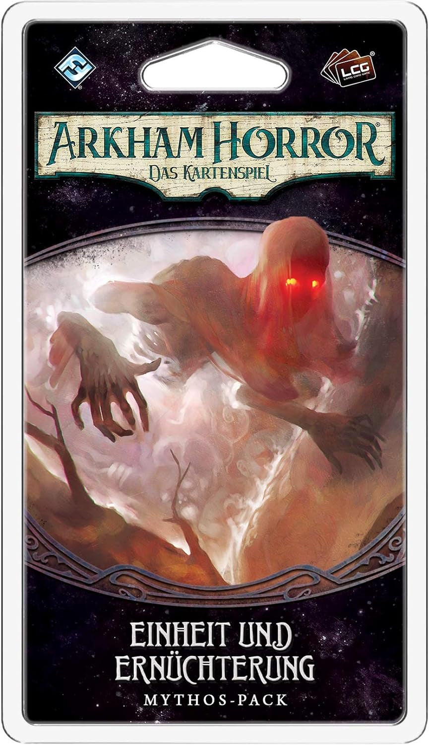 Fantasy Flight Games, Arkham Horror: LCG, Joc de bază, Joc pentru experți, Joc de cărți, 1-4 jucători, Vârste 14+, 45+ minute, Germană, Multicolor, Colorat