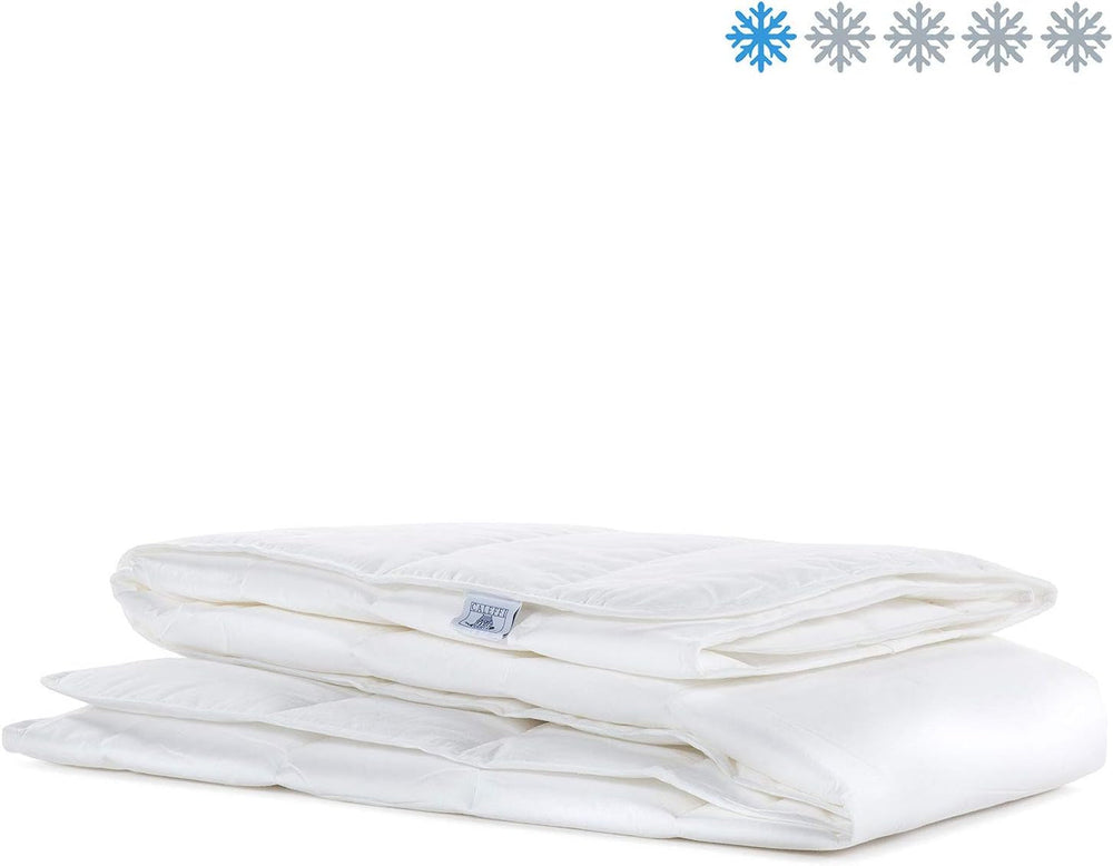 Caleffi 12228 – Daunenjacke, leichte Polyesterfaser, antiallergisch, 100 g/m², Bettdecken und Steppdecken, Naty Shop