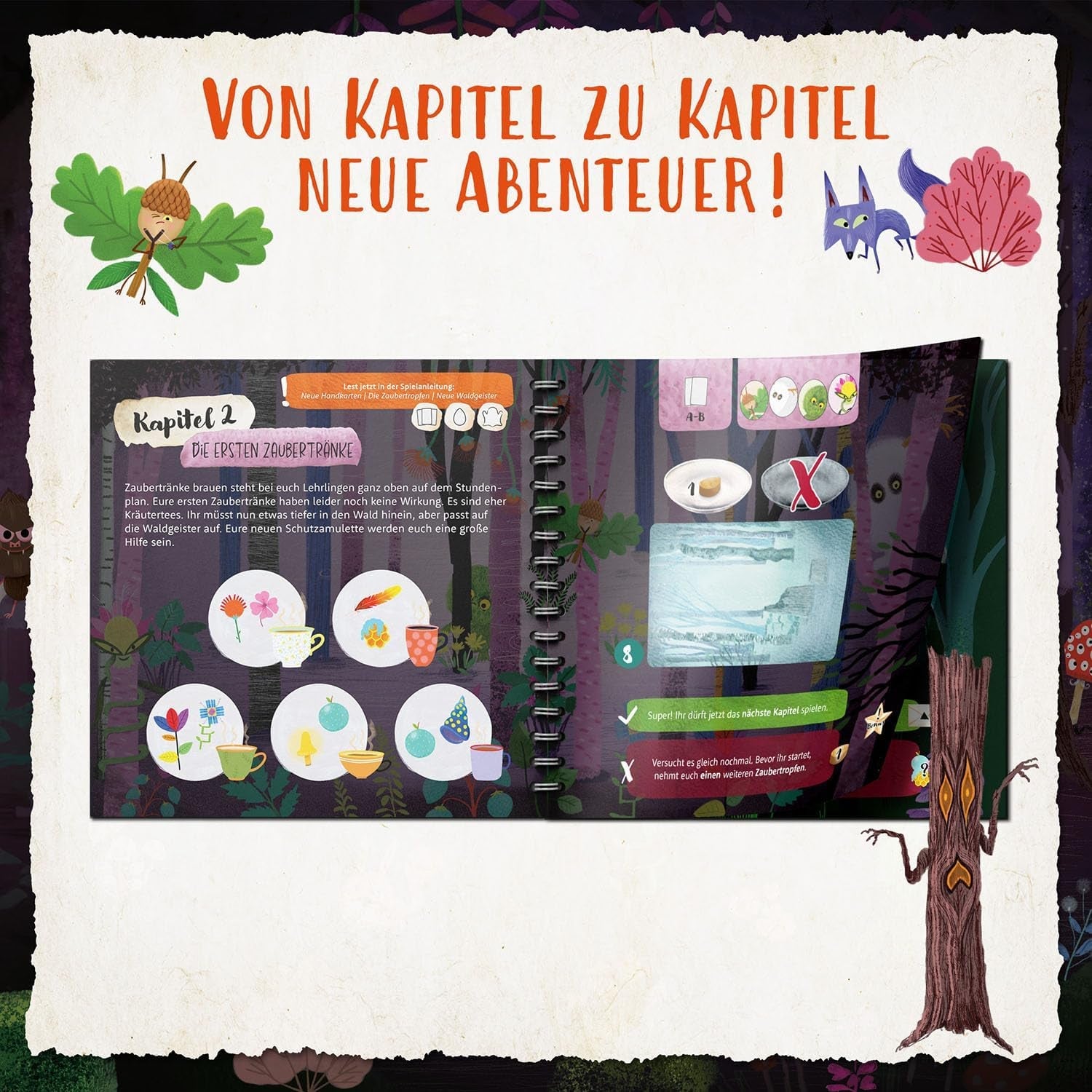 Kosmos 685027 Pădurea Umbrelor, Joc cooperativ pentru copii de 2-4 ani, cu vârsta de 7 ani și peste, Joc de societate pentru copii, Cu material 3D excelent, În 18 capitole cu aproximativ 15 minute de joc