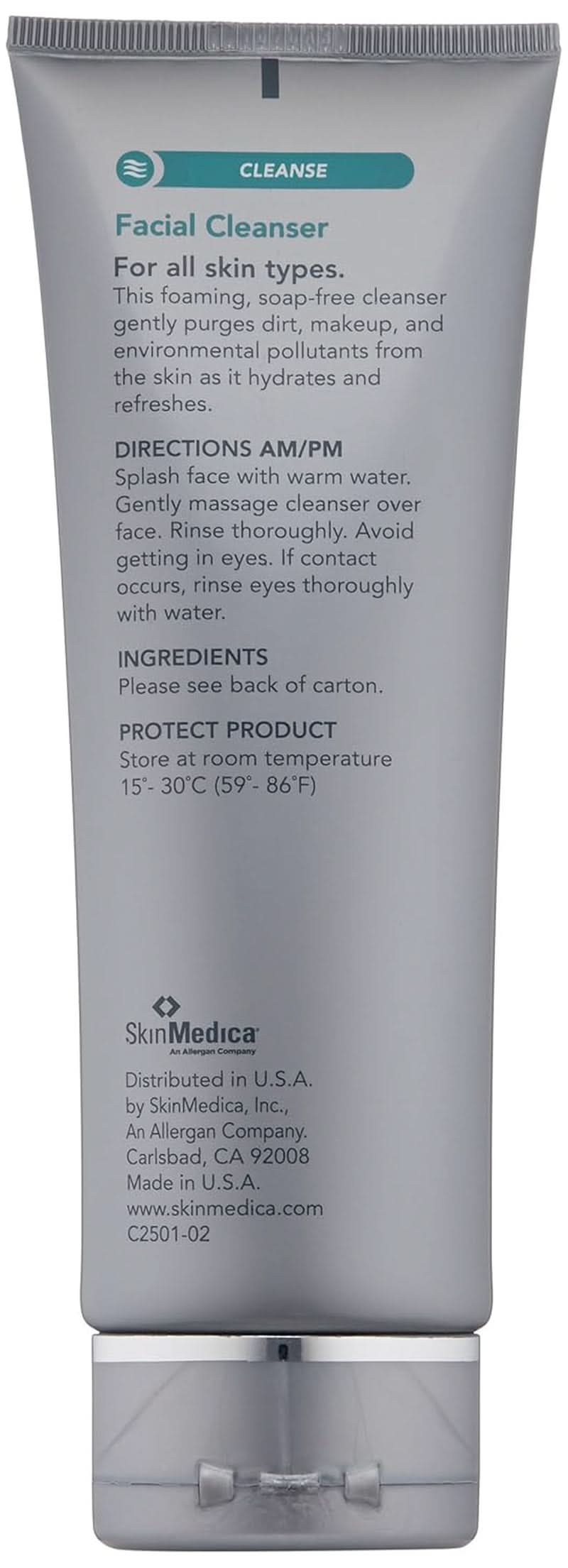 SkinMedica Facial Cleanser – Reinigungsschaum für normale oder trockene Haut und perfekt als Naty Shop-Reiniger