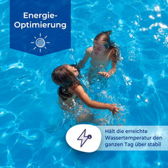Gre CPROV510 - Prelată de vară pentru piscine ovale cu dimensiunea de 500 x 350 cm, culoare albastră