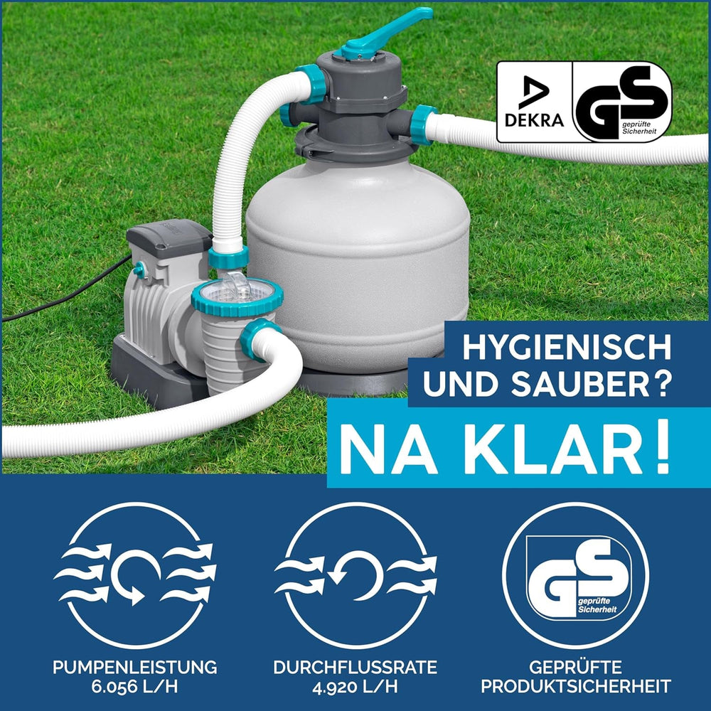 Sistem de filtrare cu nisip Bestway cu temporizator, 5.678 l/h, 230 W