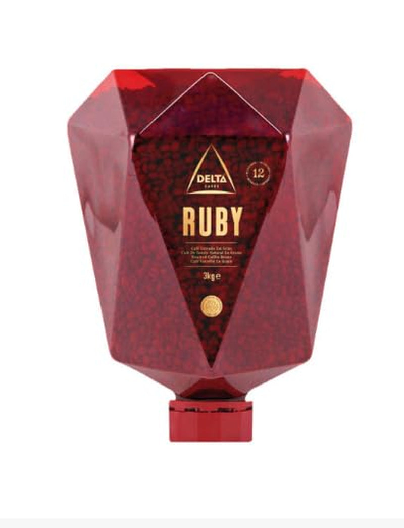 Delta Cafés – boabe de cafea Ruby întregi, cutie de 3 kg