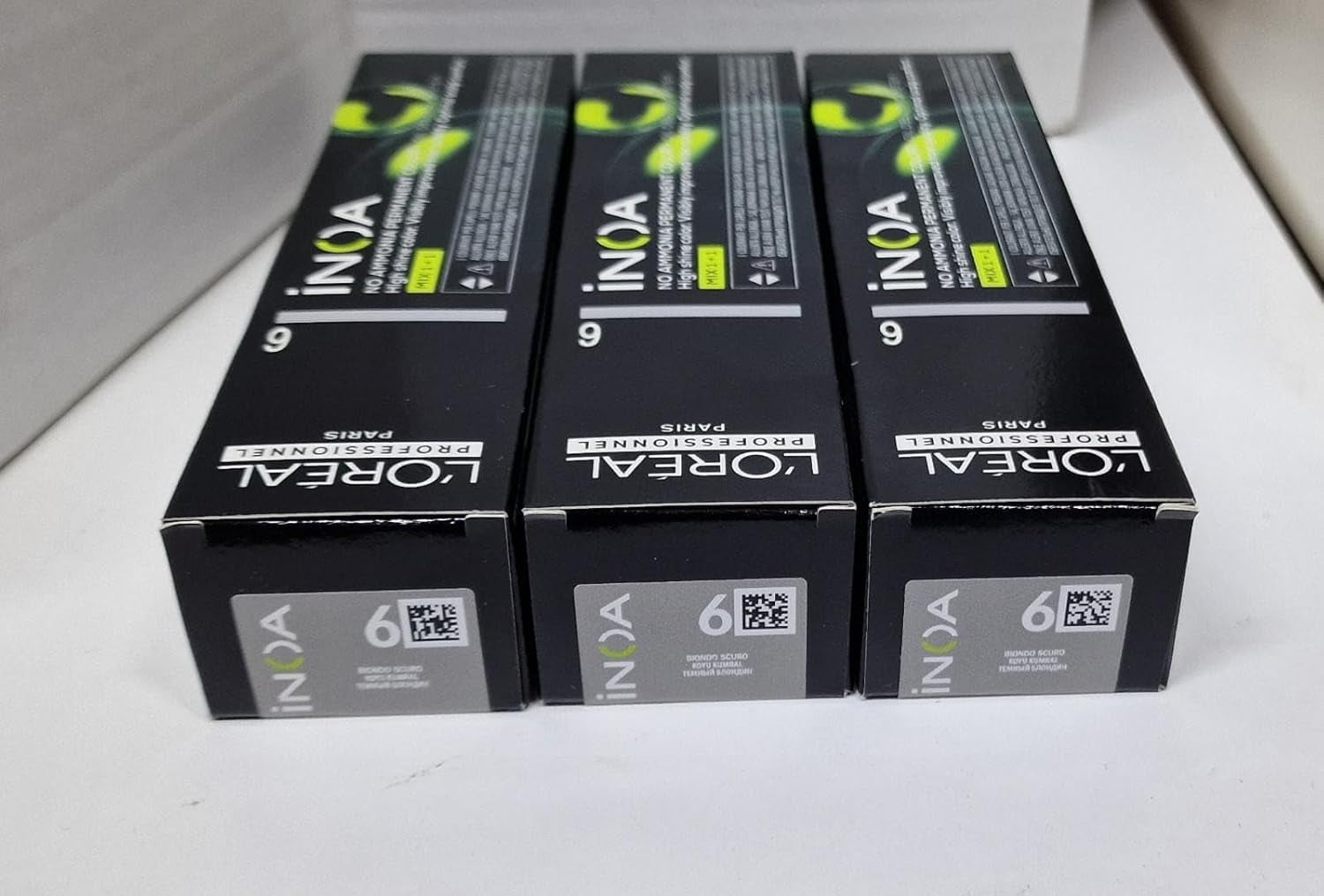 L'Oréal Professionnel INOA Colorație oxidativă fără amoniac 4 maro mediu, 1 pachet, (1x 60 ml)