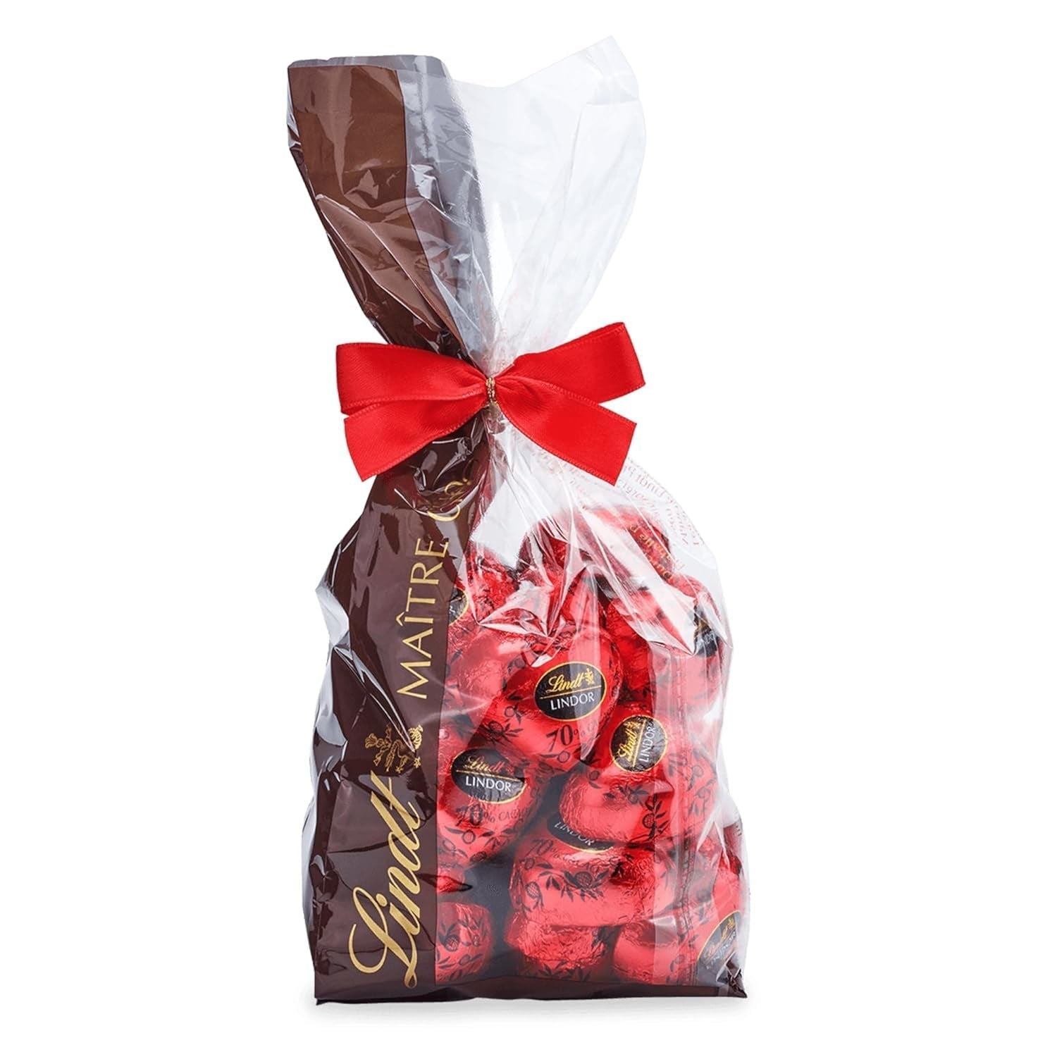 Lindt Chocolate LINDOR Schokoladenherzen, 500 Gramm Pralinen Naty Shop Dunkle Schokolade