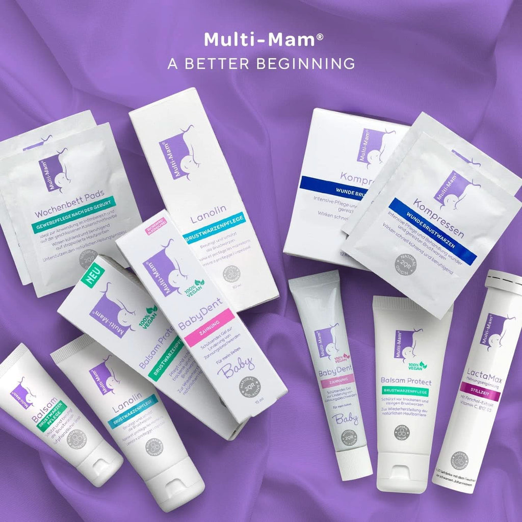 Multi-Mam Balsam Protect Beruhigt Und Schützt Trockene Und Rissige Brustwarzen Während Und Vor Der Stillzeit, Brustwarzencreme Stillen, 30 Ml Tube Accesorii Hrana si Alaptare Bebe Naty Shop