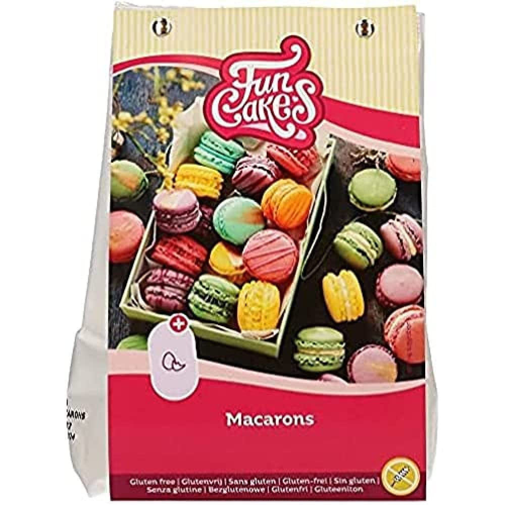 Funcakes Mix Für Macarons, Glutenfrei: Einfach Zu Berübenen, Perfekt Hausgemachte Macarons, Köstlicher Mandelgeschmack, Halal-Zertifiziert, 300G Mix zum Backen und Kochen Naty Shop Standardtitel