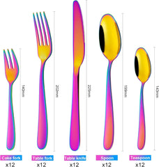 Besteckset aus Edelstahl, 30 oder 60 Teile Kitchen Naty Shop