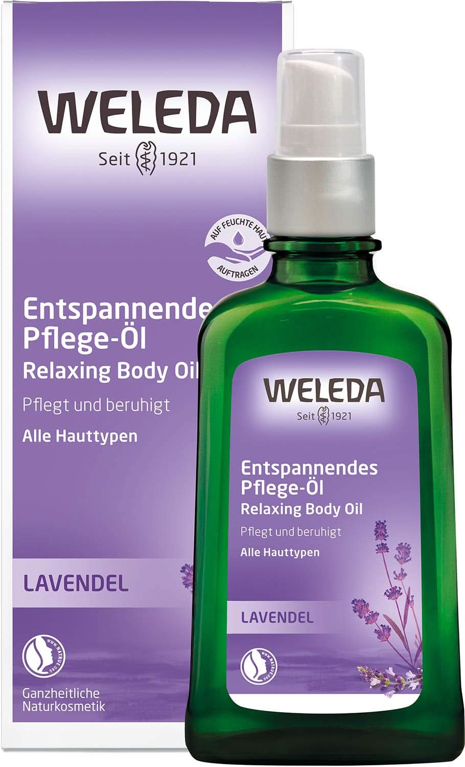 WELEDA Bio-Lavendel-Körperöl, 100 ml Kosmetik und Schönheit Naty Shop