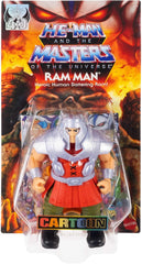 Masters of the Universe Origins Actionfigur Ram Man aus der Cartoon Collection, ca. 14 cm große MOTU Ram Figur 1980er TV Detailliertes Design und Zubehör JBM77 Actionfiguren Naty Shop
