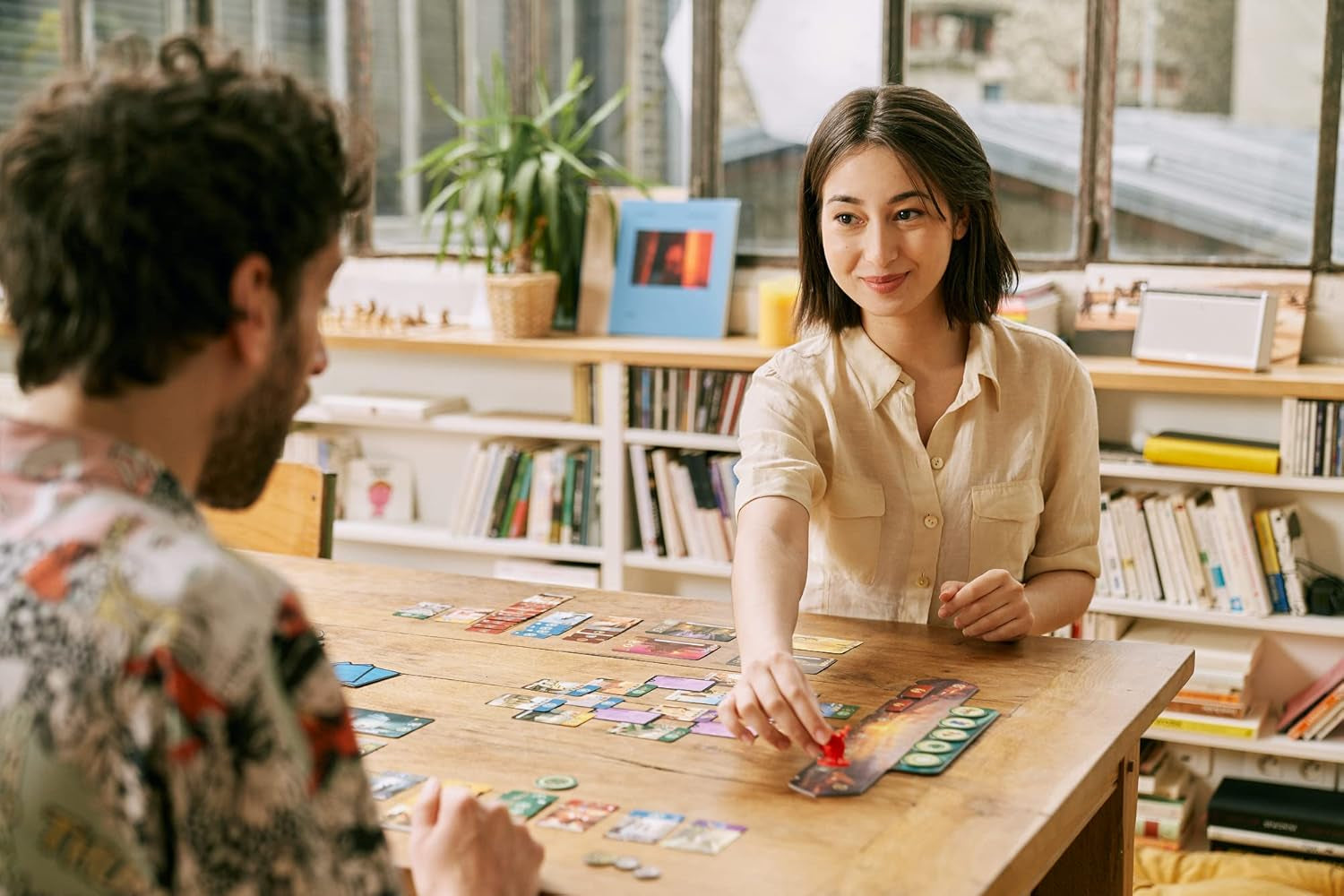 Asmodee 7 Wonders Duel, joc de bază, joc pentru cunoscători, joc de strategie, 2 jucători, vârste 10+, 30 de minute, germană