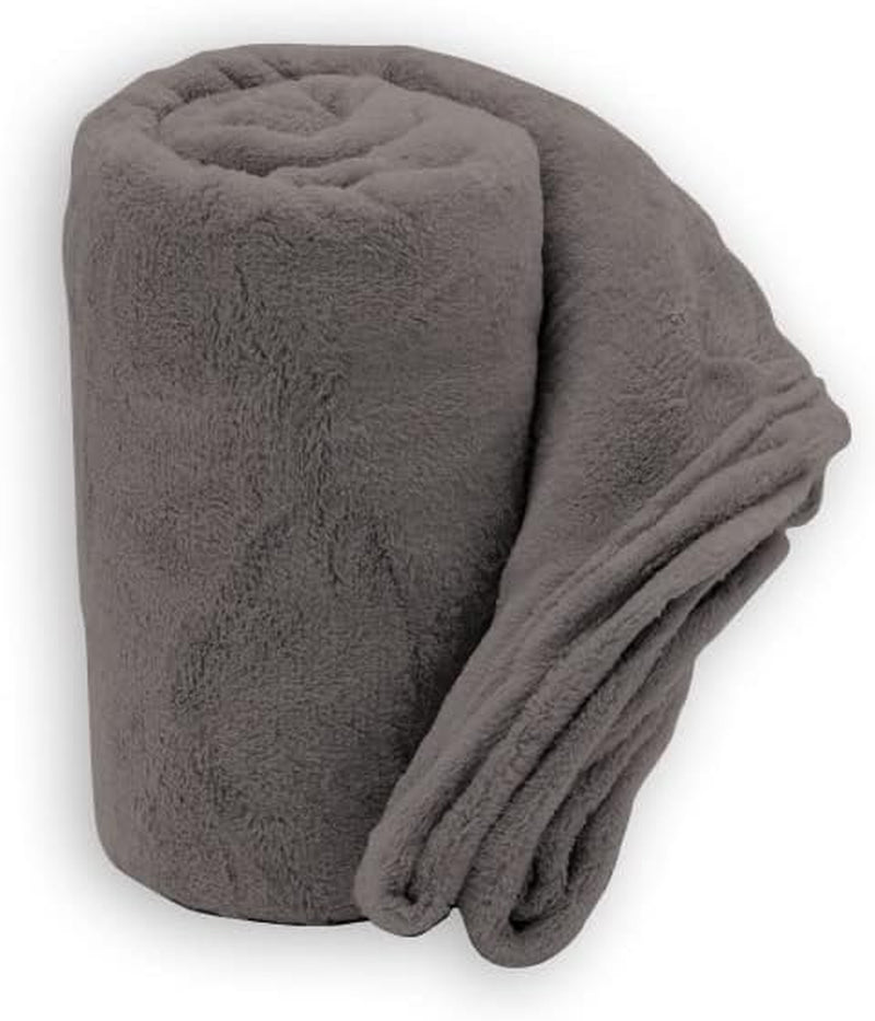 Weiche Decke | Kariert | Soft-Touch | 130 x 160 cm | Puderdecken und Steppdecken Naty Shop Taupe 210X240