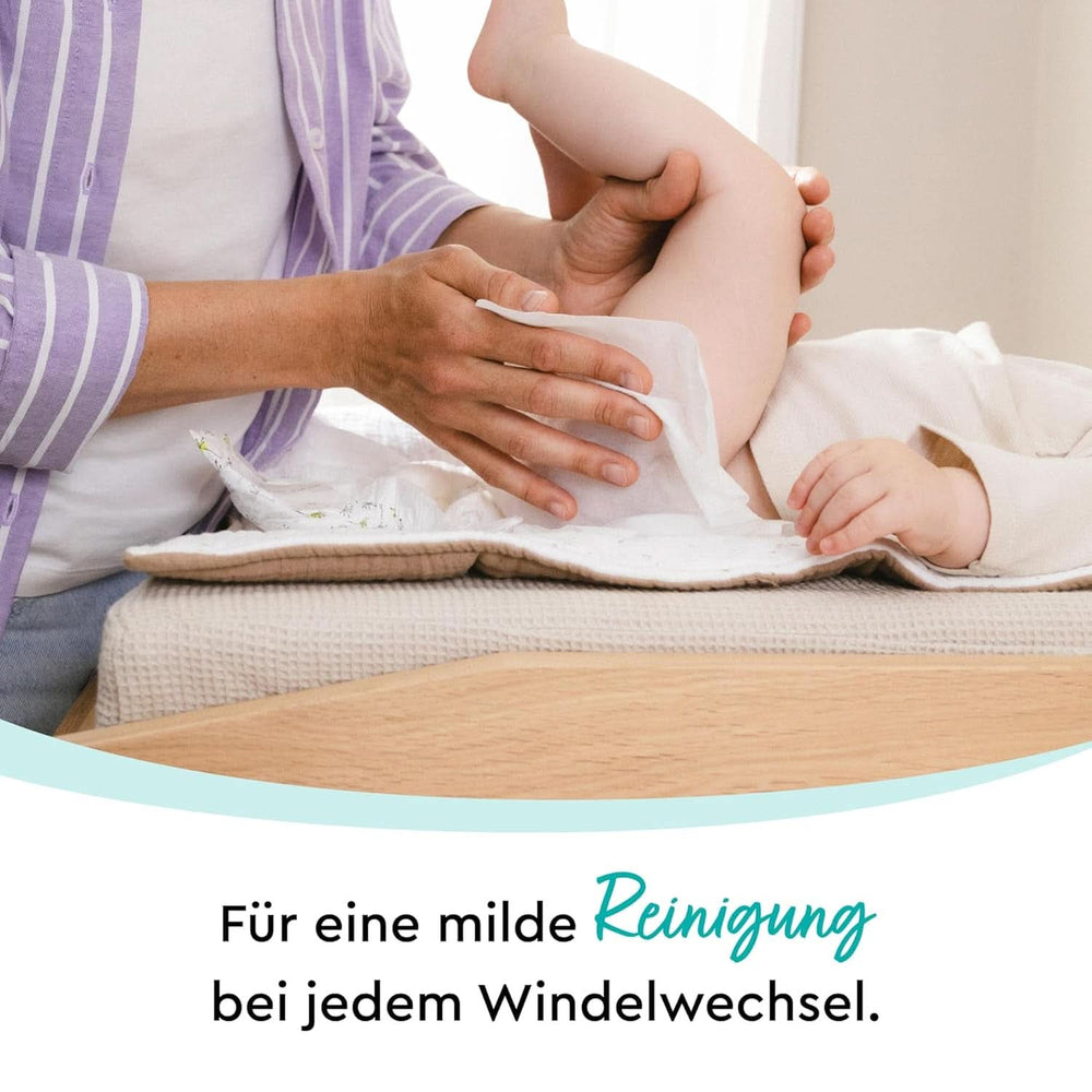 LILLYDOO Baby Feuchttücher Mit 99% Wasser, 10 X 15 Stück (150 Feuchttücher), 100% Plastikfreies Tuch, Ohne Parfüme & Mild Wie Watte Und Wasser (FSC Mix) Baby Wet Wipes Naty Shop