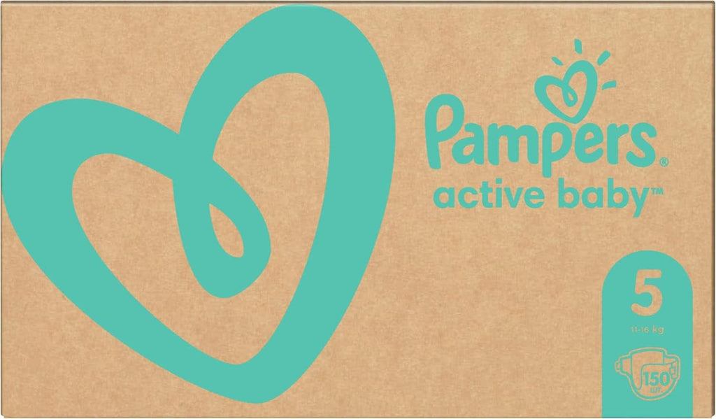 Pampers Active-Baby, Marimea 5, 150 buc Mama si Copilul Naty Shop