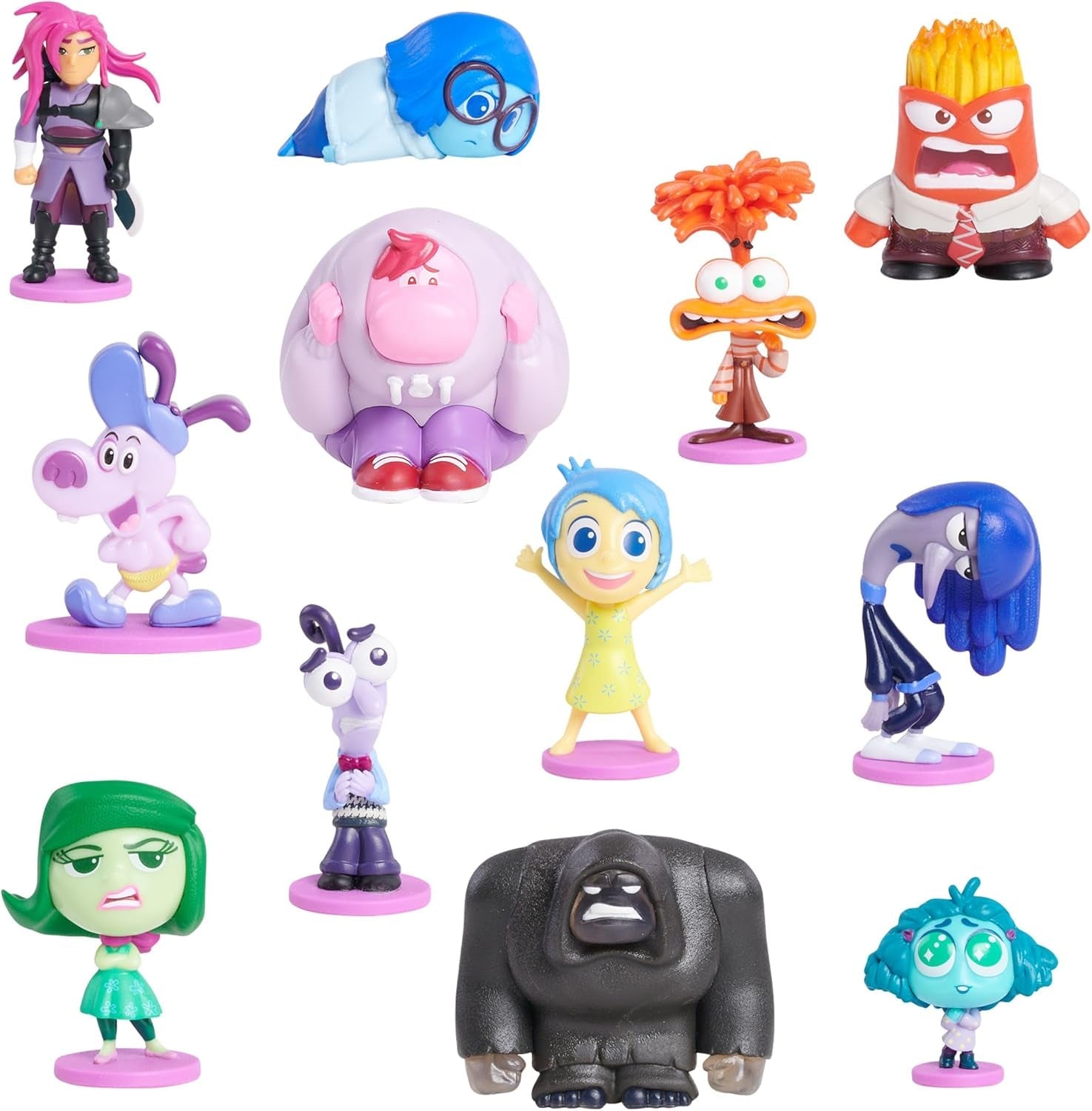 Just Play Disney și Pixar Inside Out 2 Minifigurine de colecționat, figuri de la 2,5 cm la 6,4 cm înălțime, jucării pentru copii de la 3 ani în sus Action figures Naty Shop