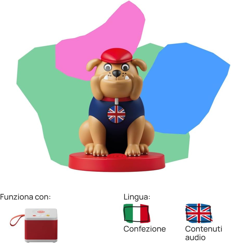 Sound figure - Happy English - muzică și cântece în limba engleză - jucărie cu conținut educațional, versiune italiană, băieți și fete de toate vârstele Jucarii Bebe Naty Shop