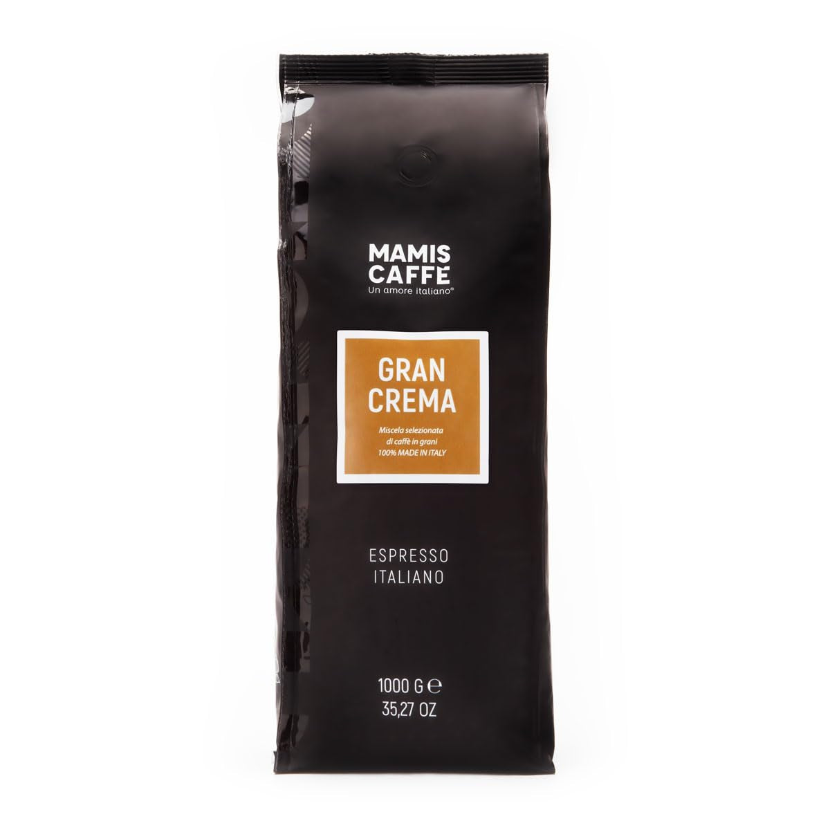 Mamis Caffè Gran Crema, ganze Espressobohnen – 100 % Arabica-Bohnen, fruchtiges Aroma, Schokolade, leicht süß, mittlere Röstung und dicke Creme, angebaut in Brasilien und Kolumbien Coffee Naty Shop 3 x 333 Gramm Fruchtiger Geschmack, leicht süße Schokolade