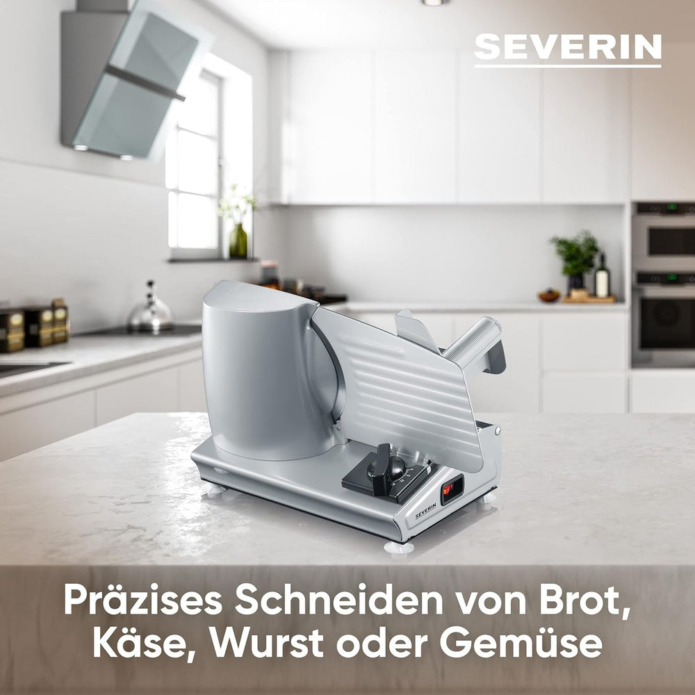 SEVERIN Multifunktionsschneider für Brot, Wurst oder geriebenen Käse und Naty Shop-Schneider