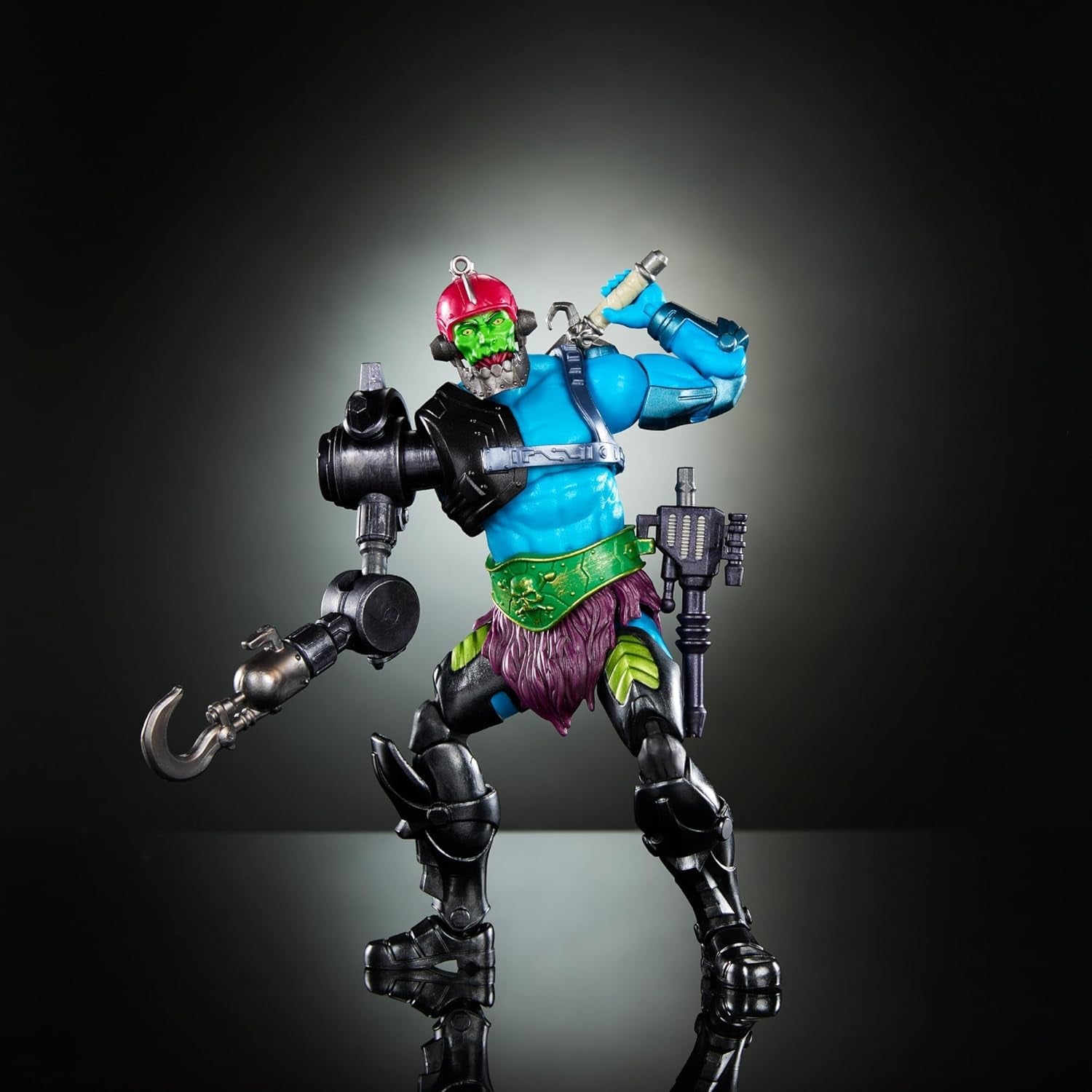 Masters of the Universe Masterverse Masterverse New Eternia Trap Jaw Actionfigur, Deluxe-Sammelfigur mit 30 Bewegungspunkten und mehreren Zubehörteilen, Motu Toy, HYC47 Actionfiguren Naty Shop